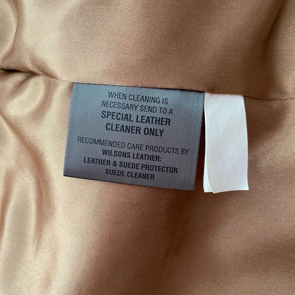 Wilsons Suede Leather Maxima Tan Jacket size Large - Picture 10 of 13